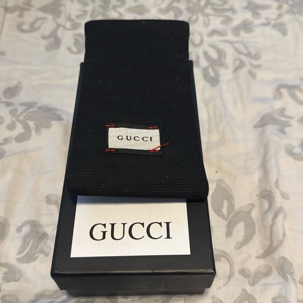 Gucci box and sunglasses pouch